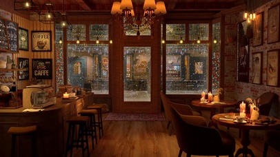 4K安静舒适咖啡馆