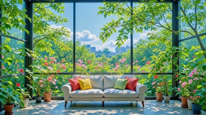 阳光花房慢时光