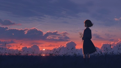 夕阳
