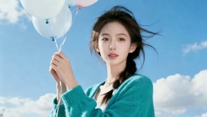 元气少女感美女