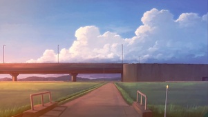 落日的麦田