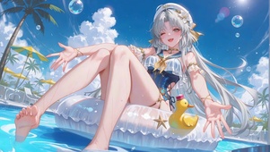 泳池少女珂莱塔
