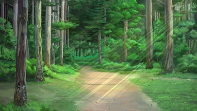 唯美护眼森林绿色