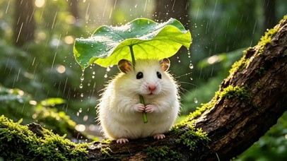 一叶遮烟雨