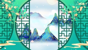 古画屏风