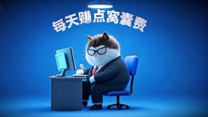 爱上班的猫咪