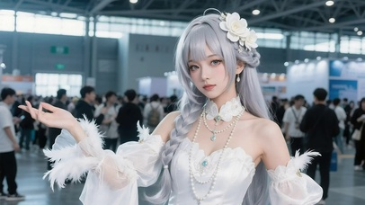 漫展上的小美女
