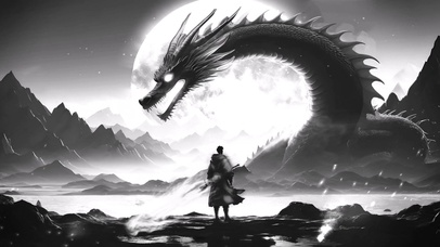 龍【4K国风水墨】