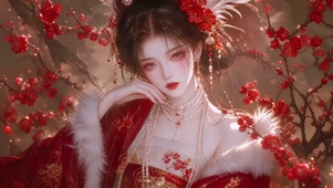 红梅美人