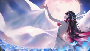 蓝花月翼哥伦比娅