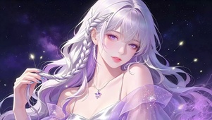 星空紫罗兰系少女