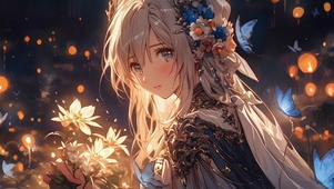 唯美治愈女孩