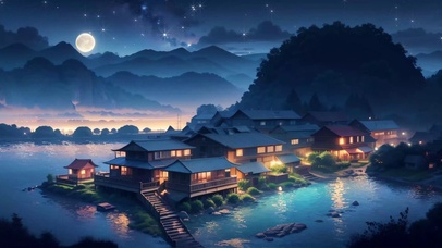 古镇夜景