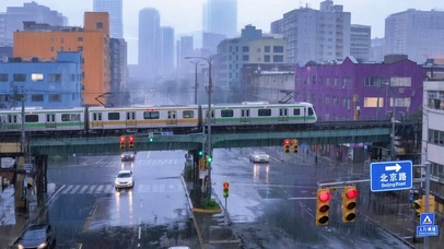 雨天列车