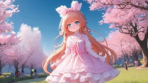 浪漫樱花萝莉