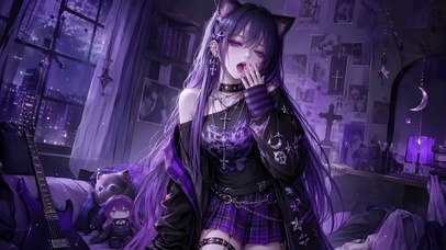微醺慵懒猫娘