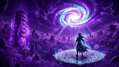 星河法阵御剑修士