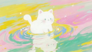 湖面猫咪