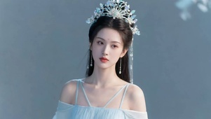 浅蓝风古风美女