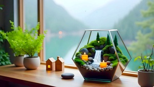 小屋窗边景观