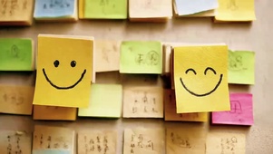 打工元气便签笑脸