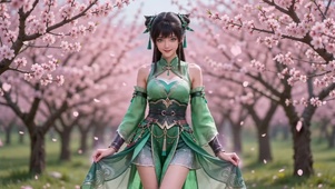 春衫带花（无缝循环）