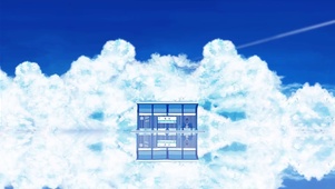 蓝天白云凉夏