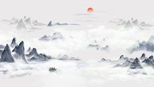 中国风白色大气云层