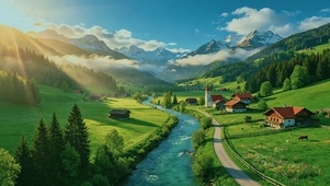 治愈系航拍风景
