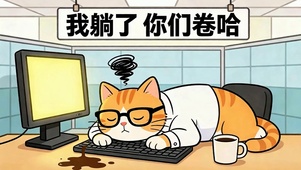 我躺你们卷
