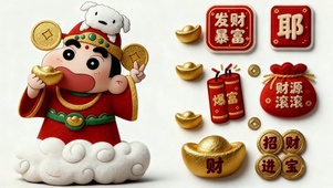 财神小新招财进宝
