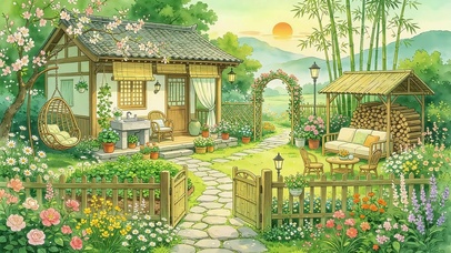 小清新田园小屋