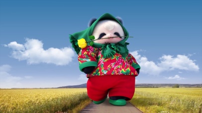 熊非熊叼花爱你村花版