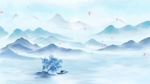 水墨江南国潮国风唯美古典山水