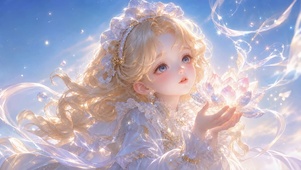 水晶莲与少女