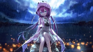 雨中女孩