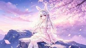 樱花晚风与少女心事