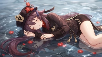 水中女孩