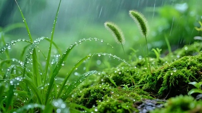 唯美护眼小雨4K