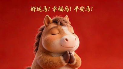 好运马 幸福马 平安马