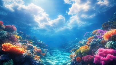 清新梦幻海底世界