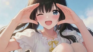 元气爱心甜妹