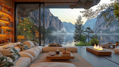 山湖小屋