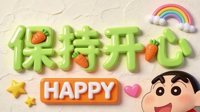 保持开心