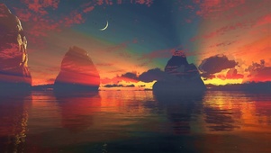 夕阳西下