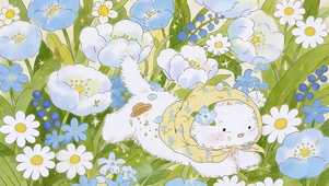花间小白猫