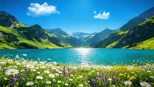 山花湖畔