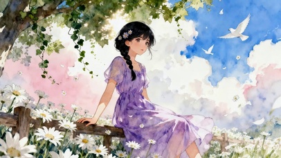 欣赏风景的女孩