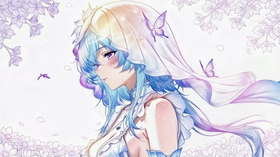 紫蝶漫舞守岸人