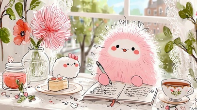 窗畔粉团子的甜记